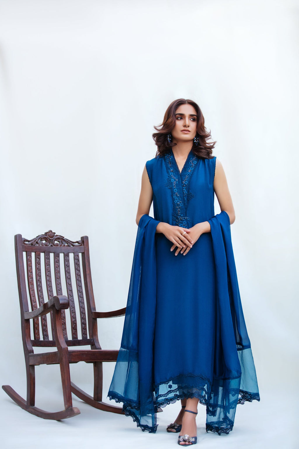 luxe Pret 23- A classic deep blue