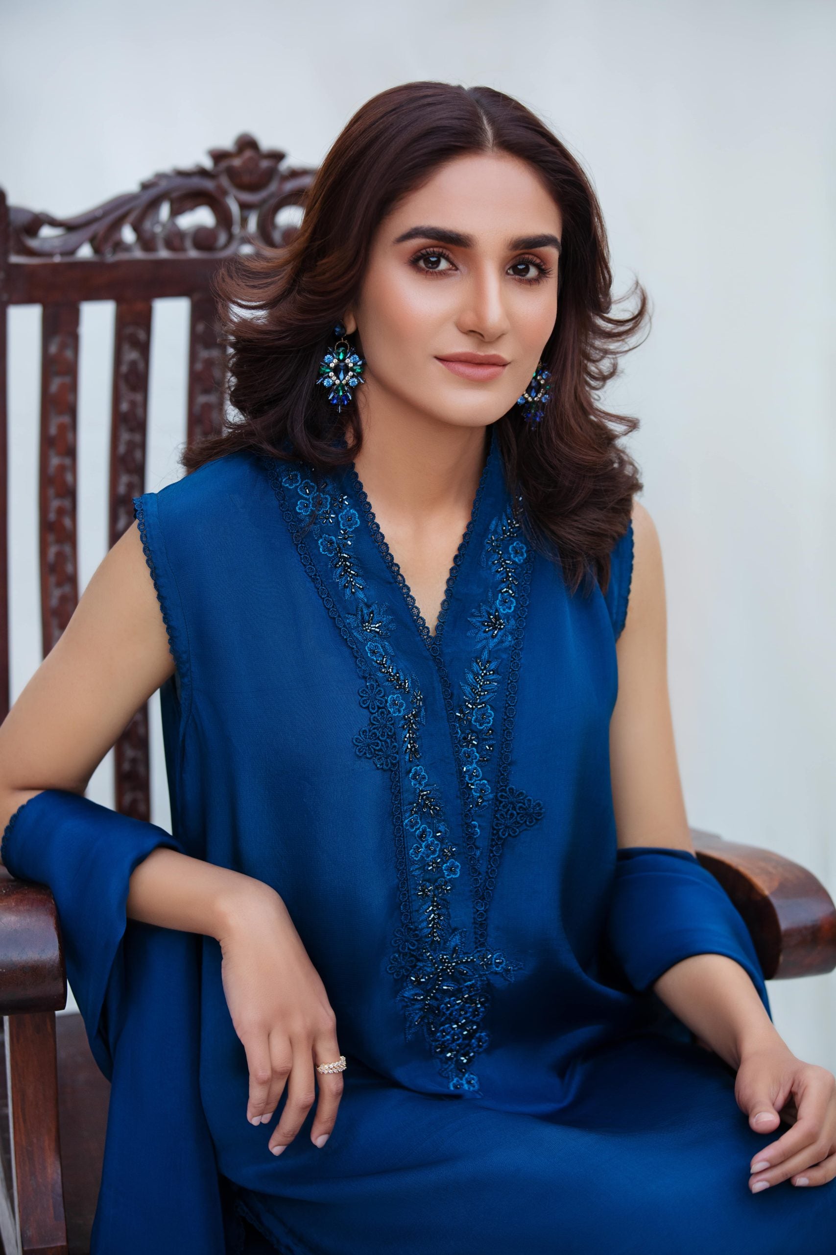 luxe Pret 23- A classic deep blue
