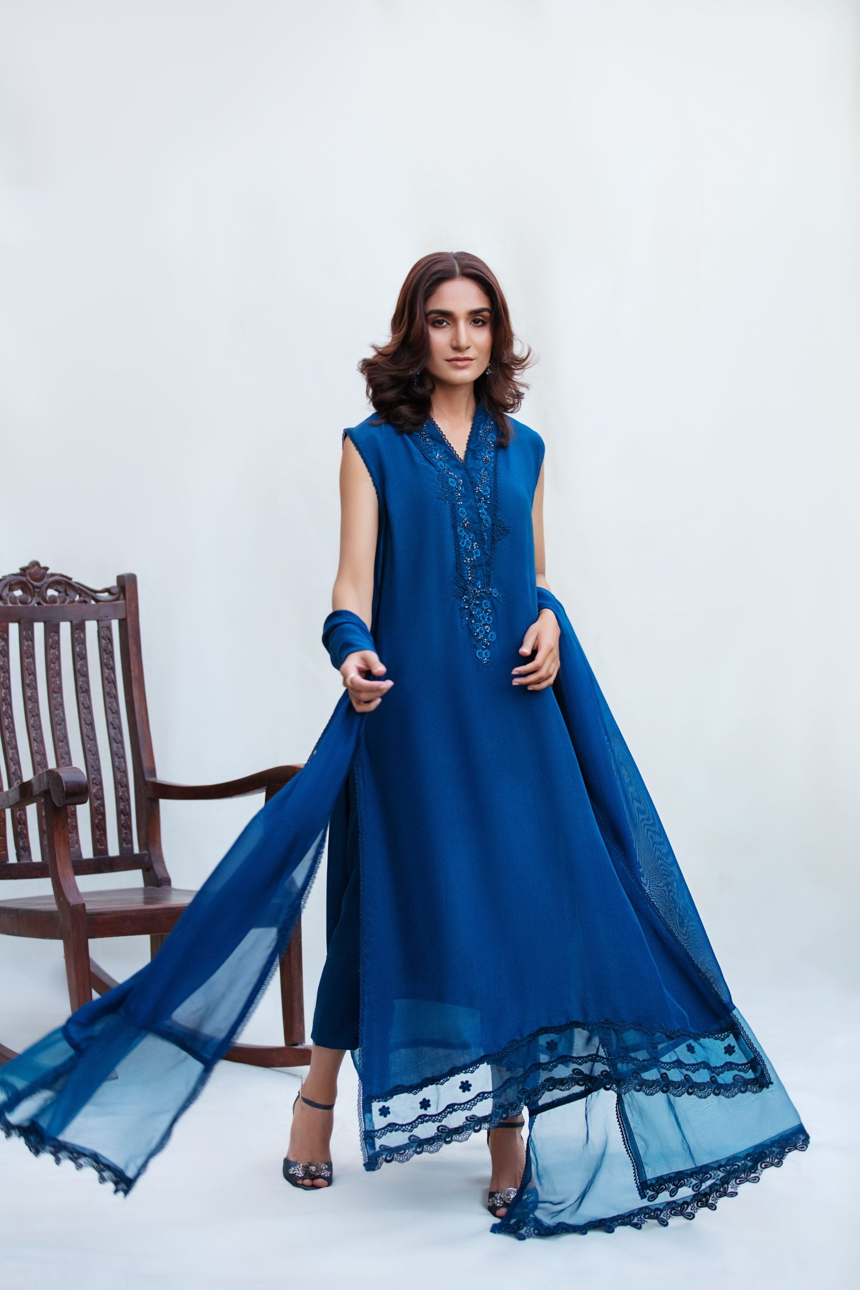 luxe Pret 23- A classic deep blue